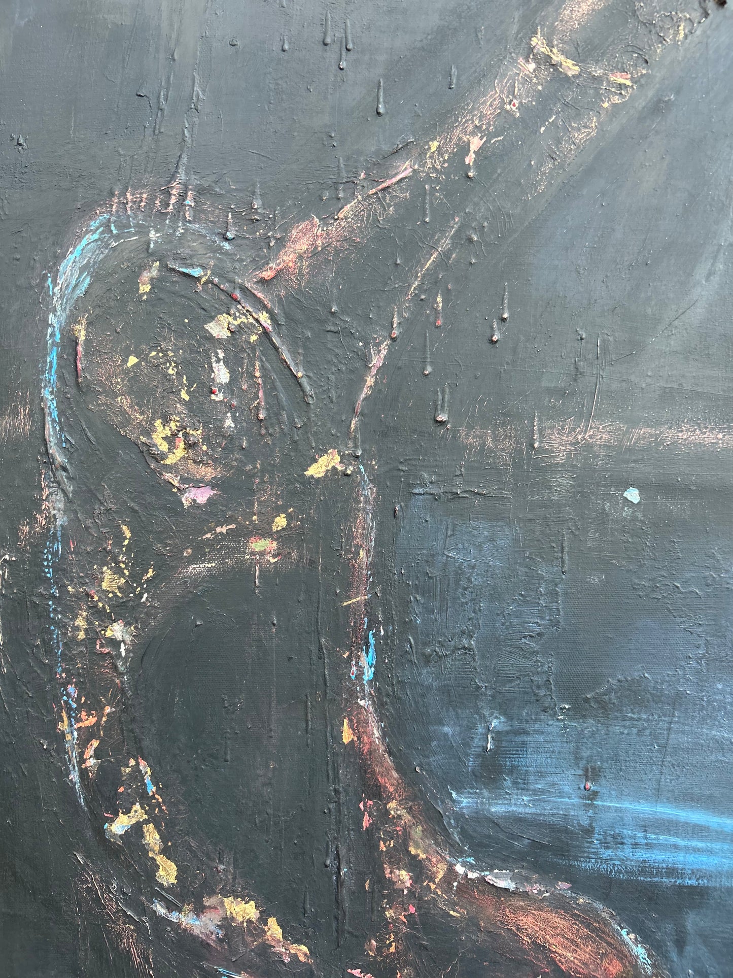 "Your Staring" a painting by Rebekah Hunter