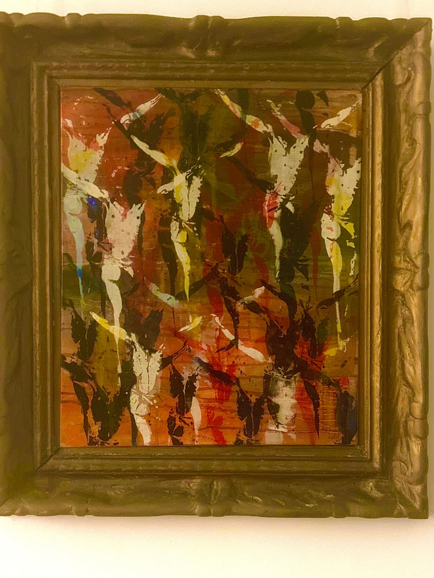 "Quarante jours et quarante Christs (40 days and 40 christs)" A painting by Mark Fraser