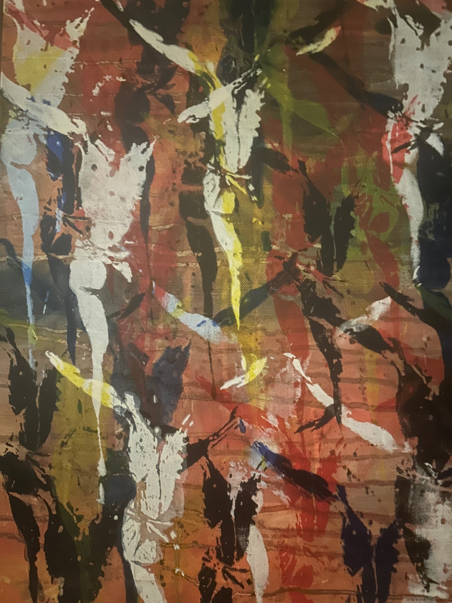 "Quarante jours et quarante Christs (40 days and 40 christs)" A painting by Mark Fraser
