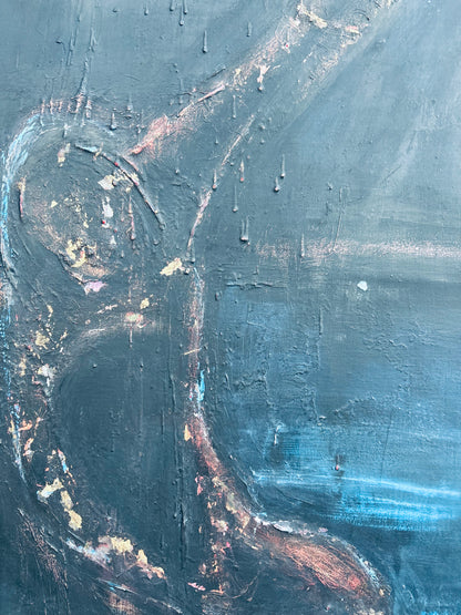 "Your Staring" a painting by Rebekah Hunter