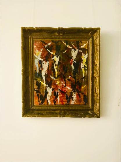 "Quarante jours et quarante Christs (40 days and 40 christs)" A painting by Mark Fraser